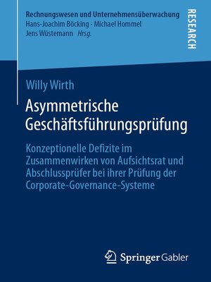 cover image of Asymmetrische Geschäftsführungsprüfung